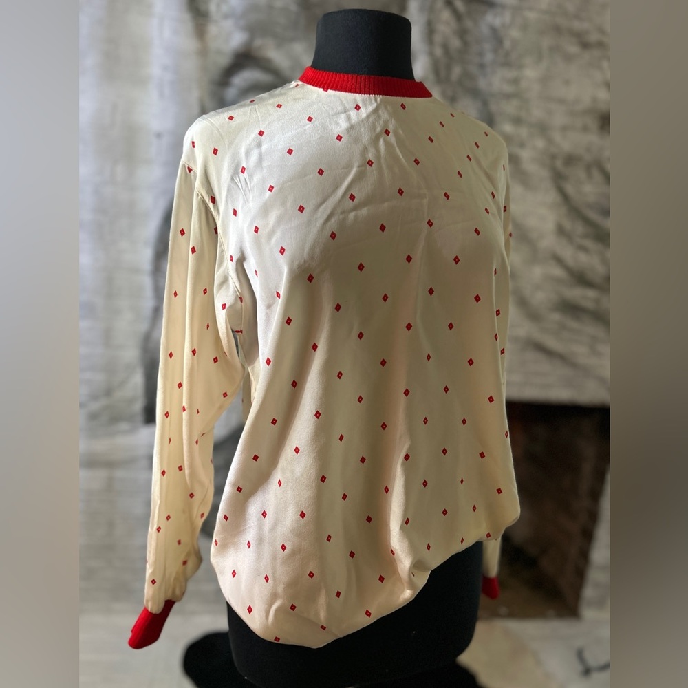 Alfred Sung 100% silk blouse for Saks